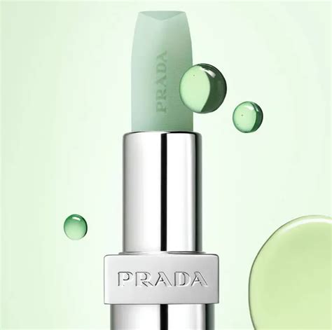 blue lip balm prada|prada color changing lipstick.